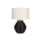 Monarch Specialties Lighting, 25 in.H, Table Lamp, Black Concrete, Ivory / Cream Shade, Contemporary I 9715 - alternate 2